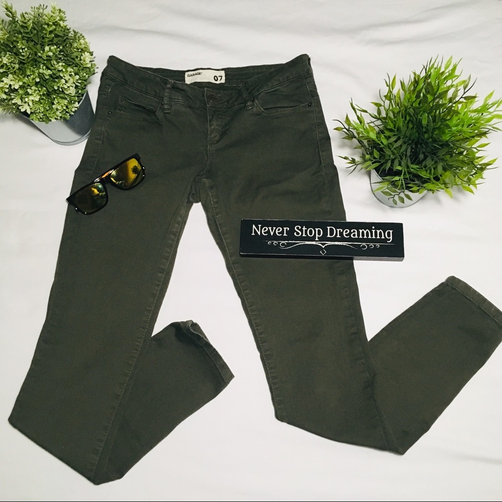 GARAGE ARMY GREEN JEANS